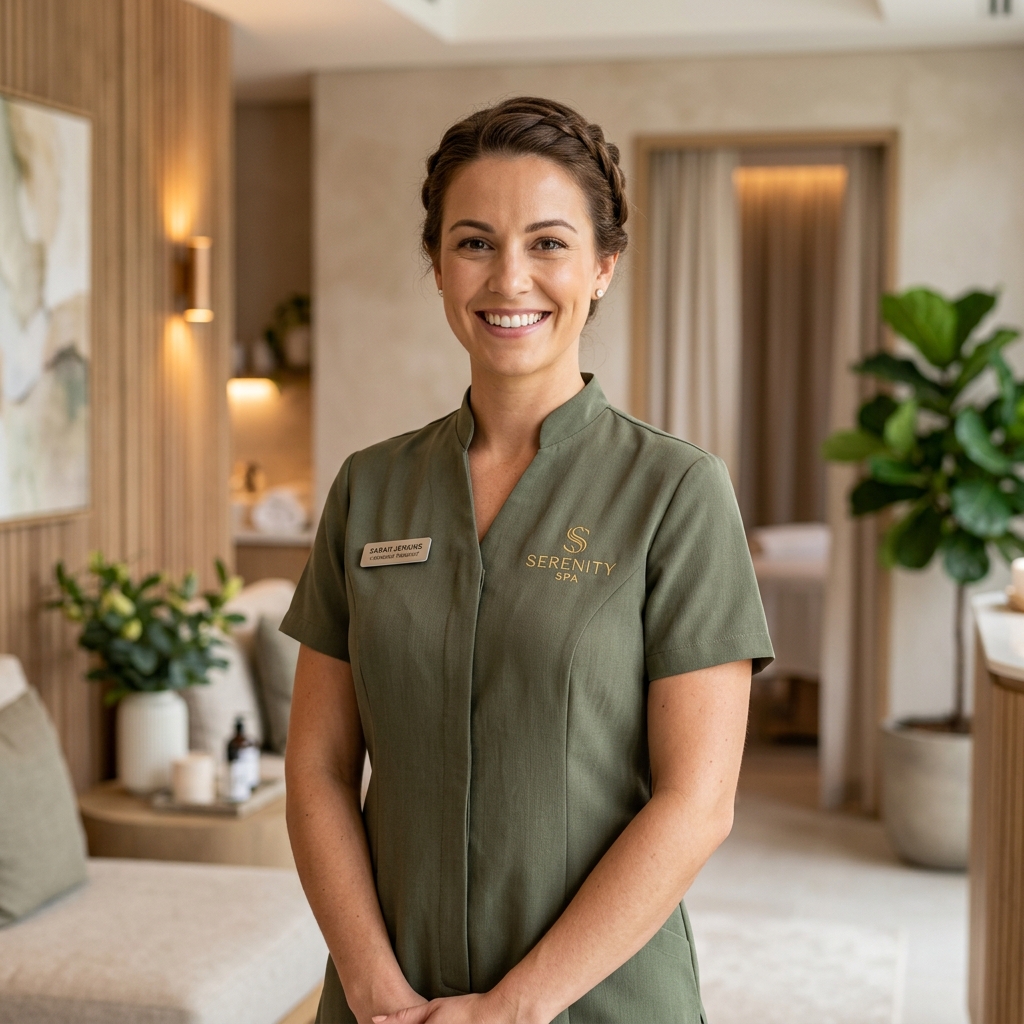 Professional therapist at Spa
